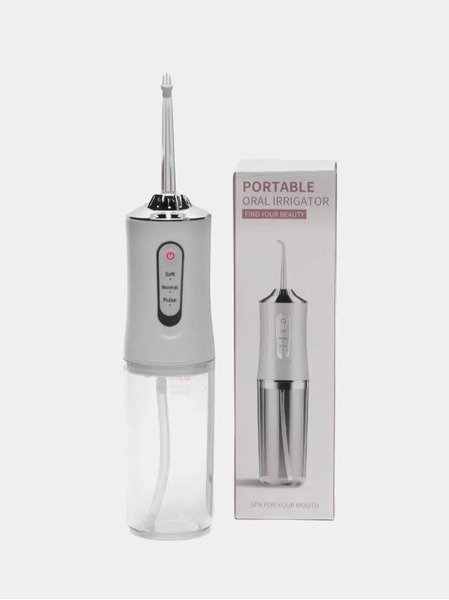 Portable Wireless Oral Irrigator: 3 Modes, 4 Jet Tips for Adults & Kids