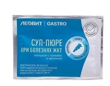 Leovit Gastro Soup: Herbal & Oat Vegetable Puree for Digestive Health (15g Single-Serve Packet)