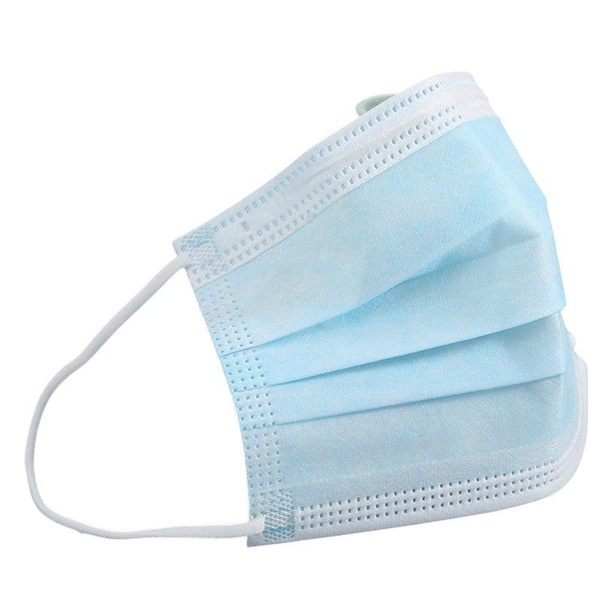 Blue Disposable Face Masks (50 Pack)