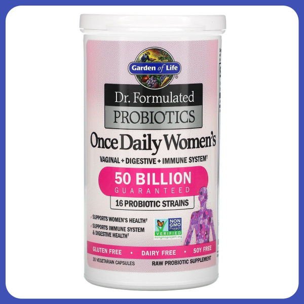 Garden of Life Dr. Formulated Probiotics for Women: 30 Vegan Capsules