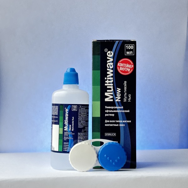 Multiwave-New Contact Lens Solution (100ml with Case)