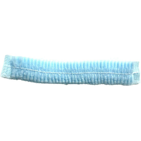 Wholesale Blue Non-Woven Charlotte Caps (12gsm, 100 Pack)