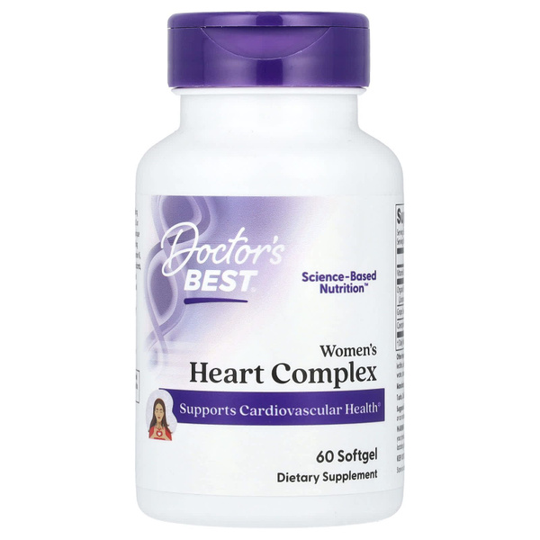 Doctor's Best Cardiovascular Support Supplement - 60 Capsules