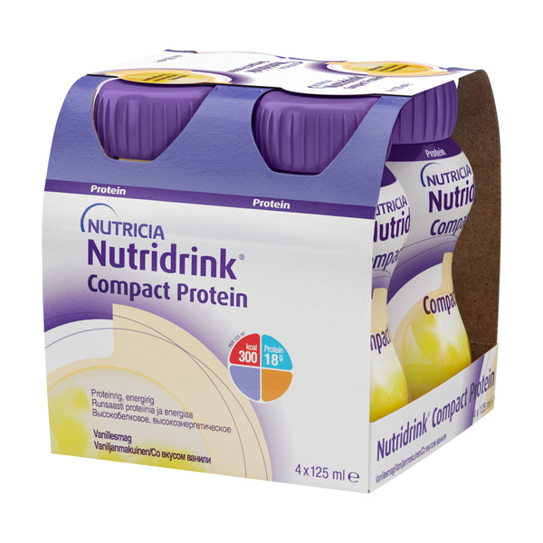 NutriDrink Compact Vanilla Protein Shake (125ml x 4)