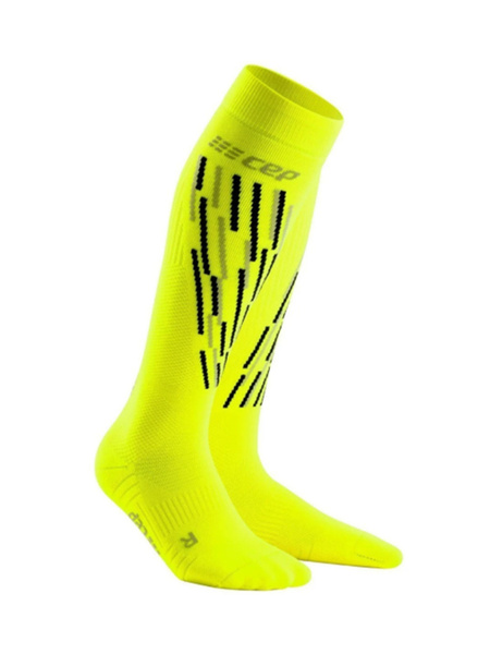 CEP Neon Yellow Compression Socks - 20-30 mmHg, 1 Pair