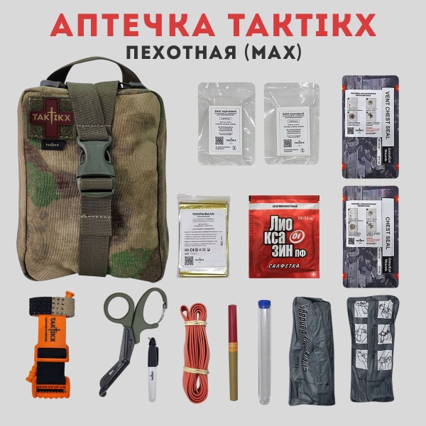 Tactical First-Aid Kit (Complete, Camo)