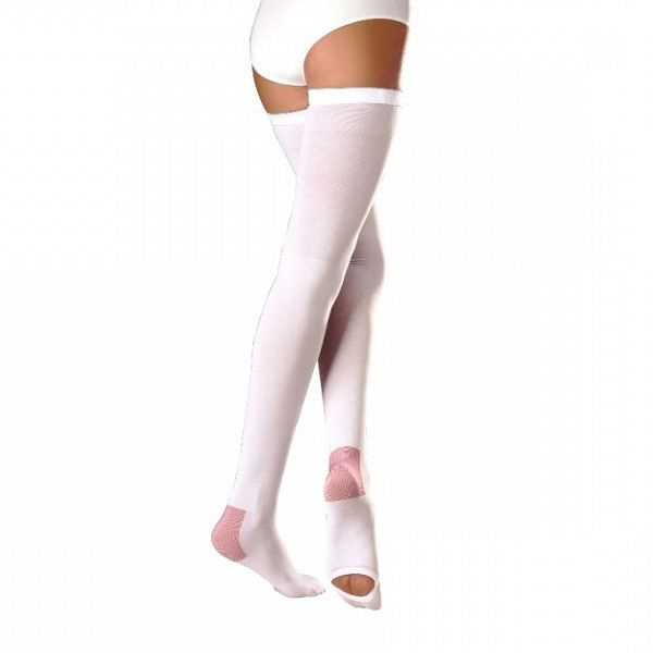 Venoteks Hospital Thrombo18 White Compression Stockings (Class 1, 1 Pair)