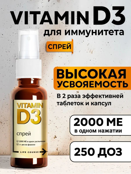 Vitamin D3 2000 IU: 250 Capsules, 30ml Liquid