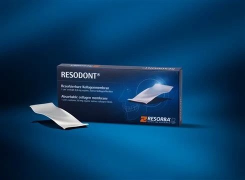 Resodont Collagen Membrane 64x25mm, 200µm: Absorbable Barrier