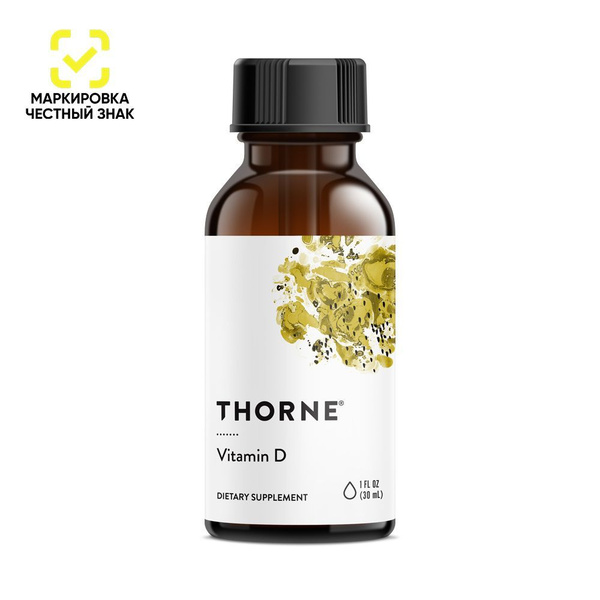 Thorne Research Liquid Vitamin D3 (500 IU, 30ml)