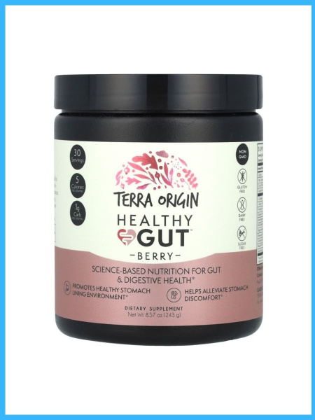 Terra Origin Gut Health Berry Supplement (243g)
