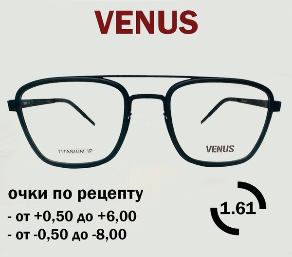 Prescription Glasses with Super Thin 1.61 Japanese Lenses & Flexible Titanium Frame