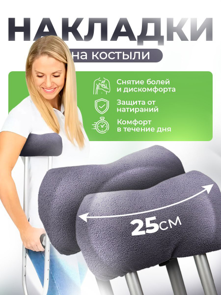 Soft Underarm Crutch Pads