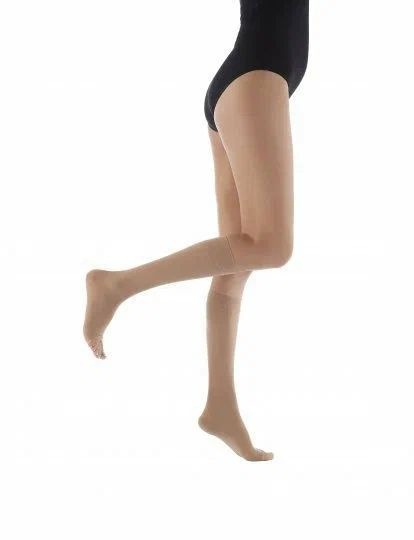 Beige Compression Socks, 20-30 mmHg