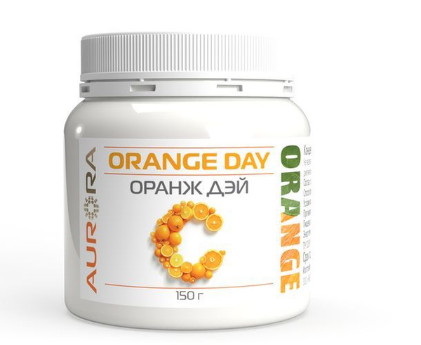 Orange C Vitamin Powder Drink Mix