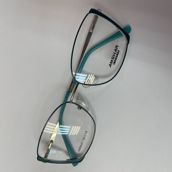 Green Metal Women's Eyeglass Frames