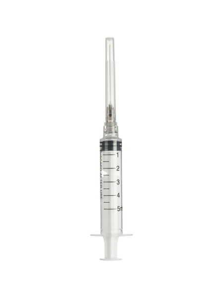 5ml Disposable 3-Part Syringes (100/Box)