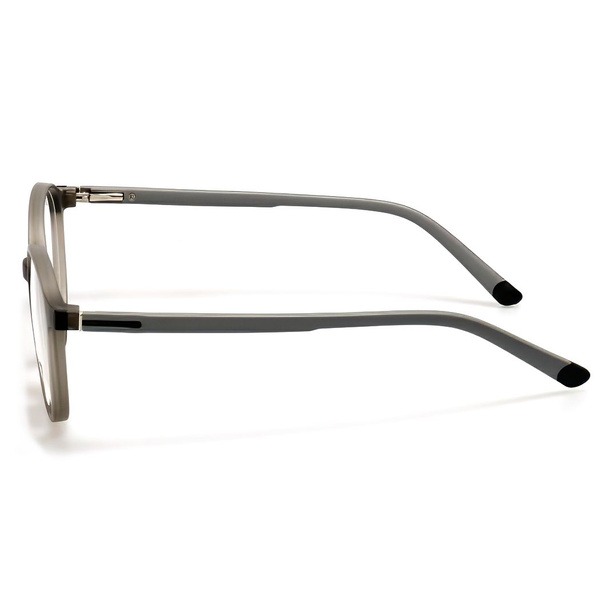 Men's Round & Panto Gray Plastic Eyeglass Frames - Jlur Optic 02023955