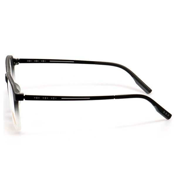 Men's Black Oval Plastic Eyeglass Frames - Jlur Optic 02022315