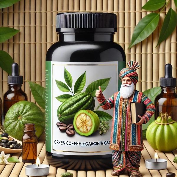 Alanthra Green Coffee & Garcinia Cambogia Fat Burner Capsules (60 x 500mg)