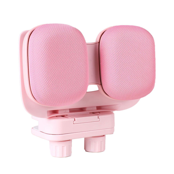 Kids' Posture Corrector & Eye Protection: Pink Desk Mount