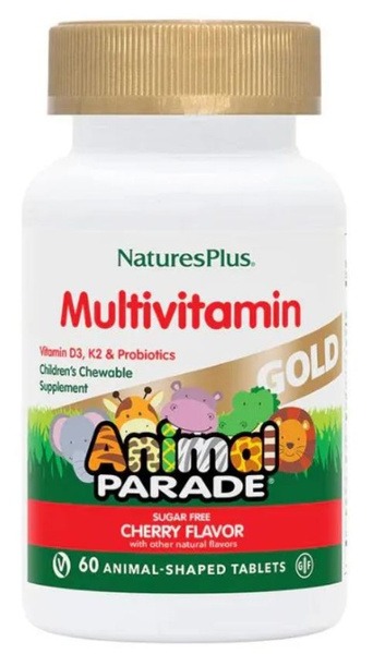 Kids' Cherry Multivitamin Gummies - Immune Support, Bone & Teeth Health (60ct)