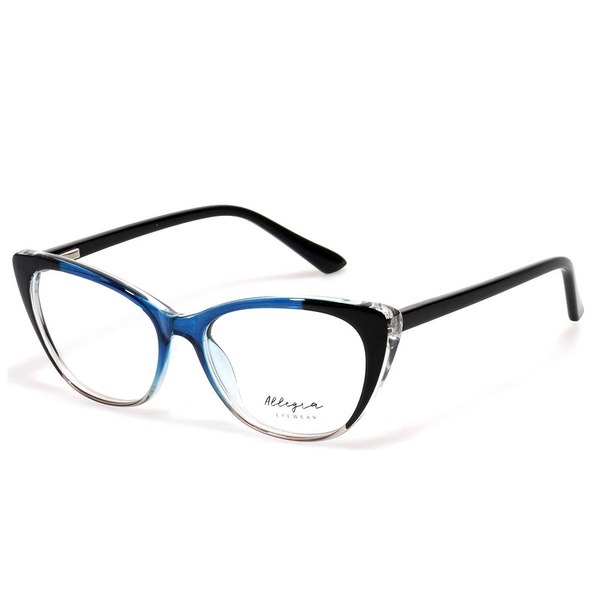 Women's Blue Butterfly/Dragonfly Rimmed Plastic Eyeglass Frames - Jlur Optic 02022220