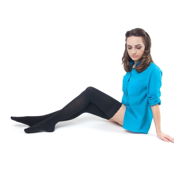 Luomma Idealista Black Compression Stockings, Class 2