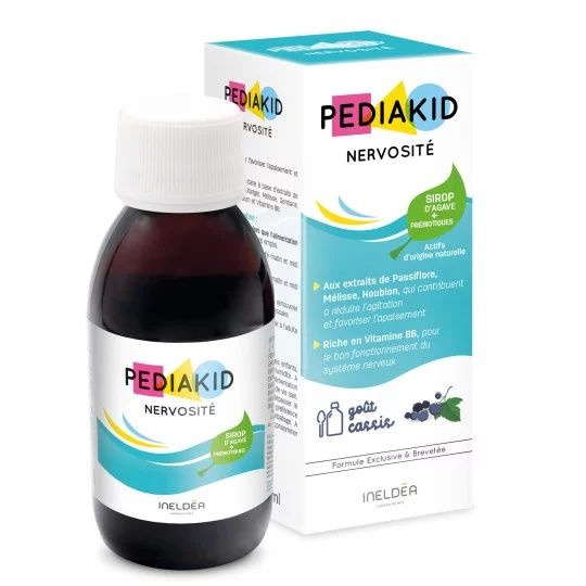 Pediakid Nervosity Syrup for Kids: Stress & Anxiety Relief (125ml)