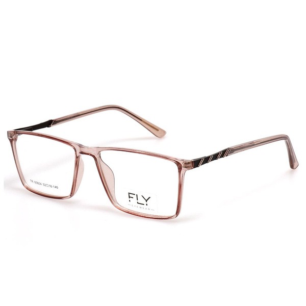 Women's Brown Rectangle Plastic Eyeglass Frames - Jlur Optic 02023273