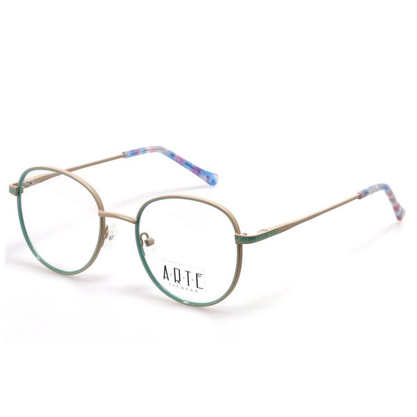 Women's Beige Metal Rimmed Round/Panto Sunglasses Jlur Optic 02023402
