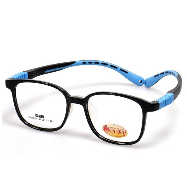 Kids' Black Square Plastic Eyeglass Frames - Jlur Optic 02024015