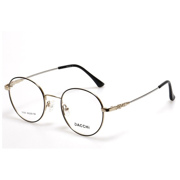 Women's Black Metal Round & Panto Rimmed Eyeglass Frames - Jlur Optic 02024429