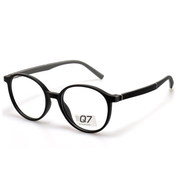 Men's Black Plastic Round/Panto Jlur Optic Eyeglass Frames (Art. 02023948)