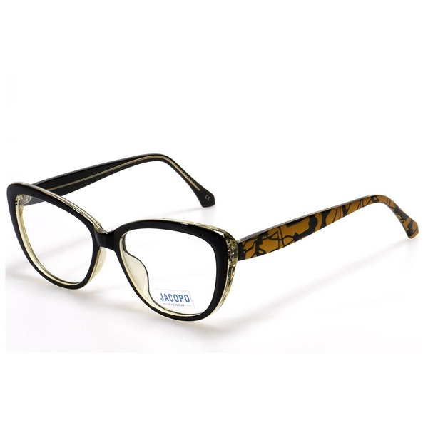 Brown Butterfly/Dragonfly Plastic Rimmed Women's Eyeglass Frames - Jlur Optic 02023877