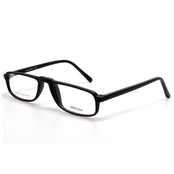 Unisex Black Rectangle Plastic Eyeglass Frames - Jlur Optic 02022878