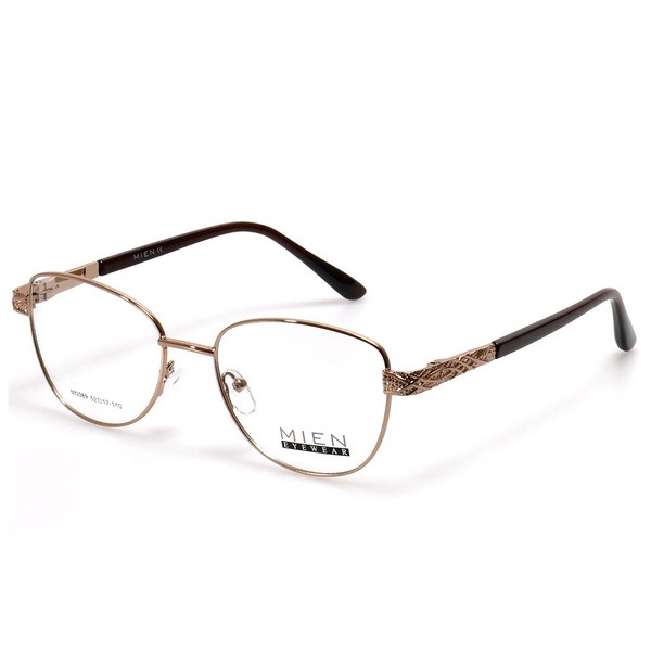 Gold Metal Butterfly/Dragonfly Rimmed Women's Eyeglass Frames - Jlur Optic 02024691