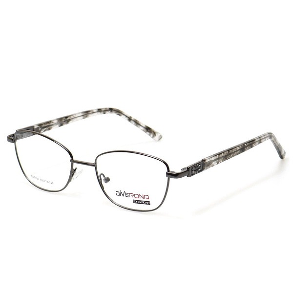 Women's Gray Butterfly/Dragonfly Rimmed Eyeglass Frames - Jlur Optic 02023665