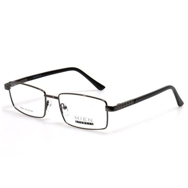 Men's Gray Metal Rectangle Eyeglass Frames - Jlur Optic 02021674