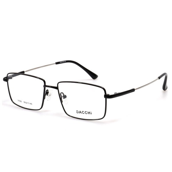 Men's Black Metal Rectangle Eyeglass Frames - Jlur Optic 02021827