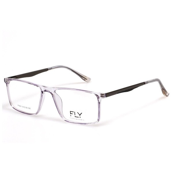 Lilac Plastic Rectangular Women's Eyeglass Frames - Jlur Optic 02023281