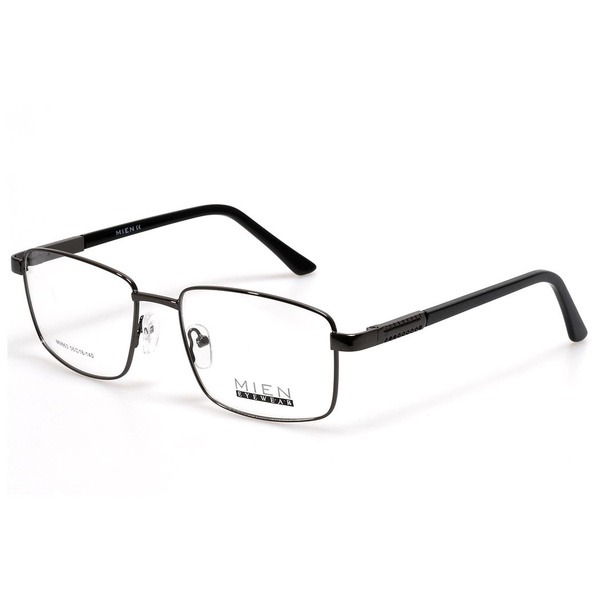 Men's Gray Metal Rectangular Eyeglass Frames - Jlur Optic 02024275