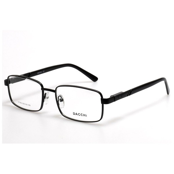 Men's Black Metal Rectangular Eyeglass Frames - Jlur Optic 02024438