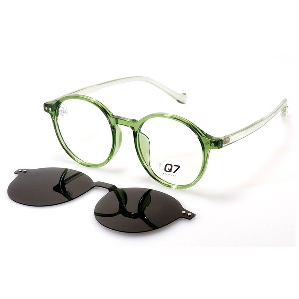 Women's Green Plastic Round & Panto Rimmed Eyeglass Frames - Jlur Optic 02019348