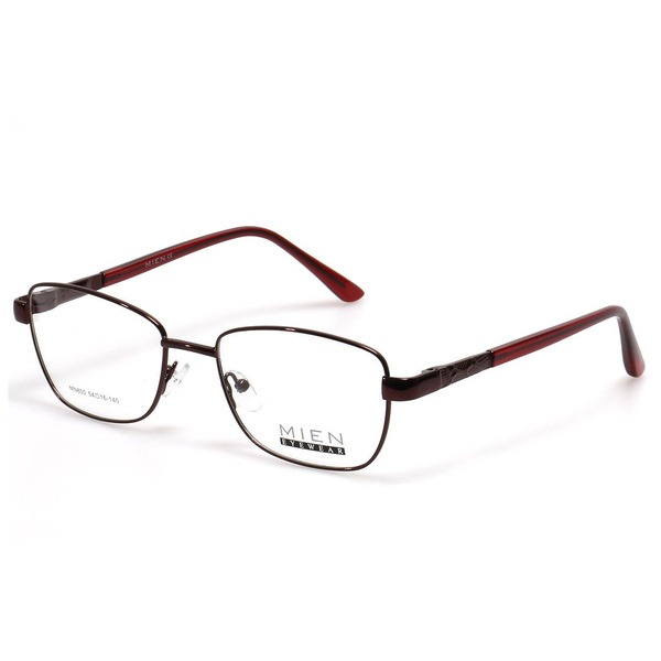 Women's Burgundy Metal Butterfly Eyeglasses Frames - Jlur Optic 02024237