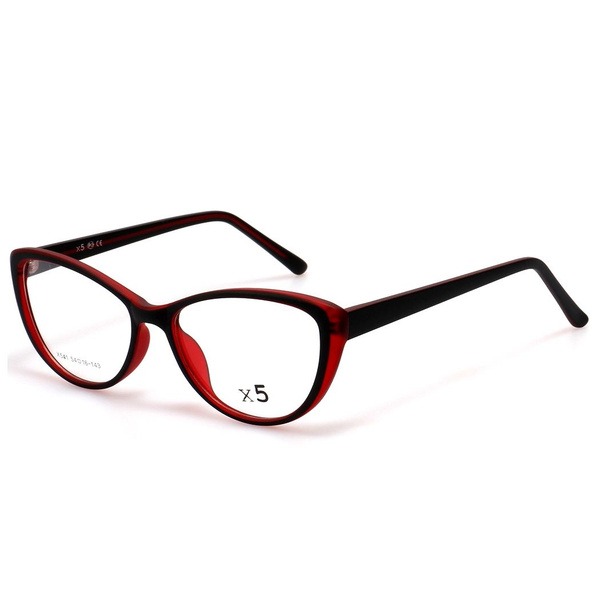 Black Butterfly/Dragonfly Plastic Rimmed Women's Eyeglass Frames