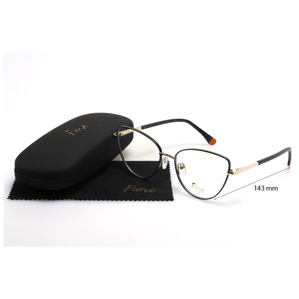 Women's Black Metal Butterfly Sunglasses - Jlur Optic 02022719