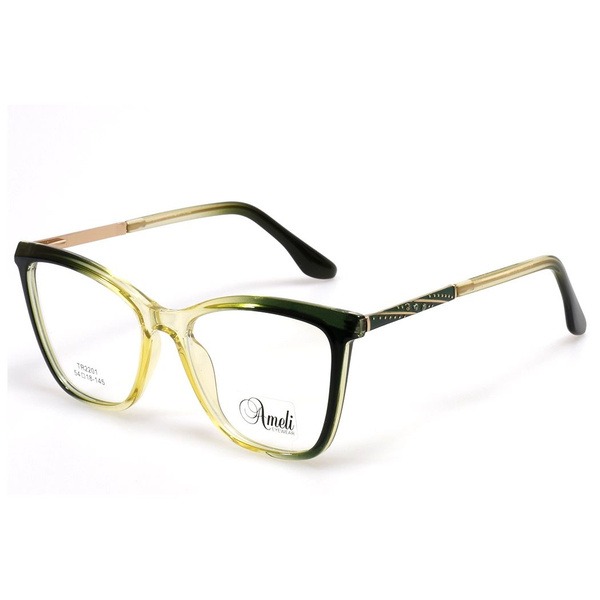 Women's Green Butterfly/Dragonfly Rimmed Eyeglass Frames - Jlur Optic 02022320