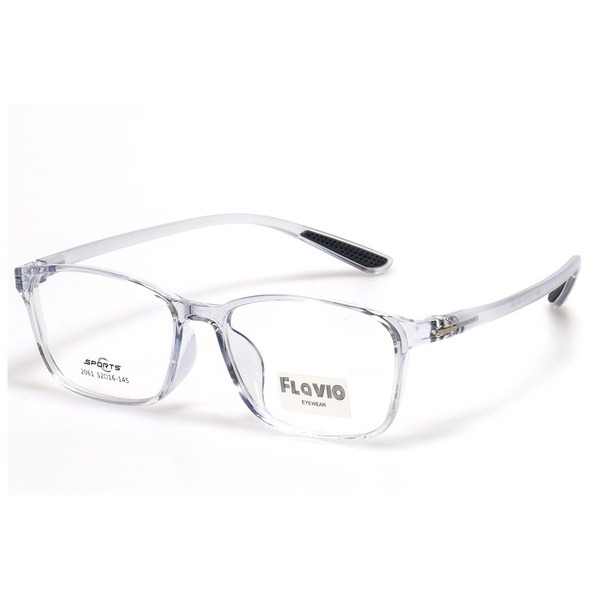 Blue Plastic Rectangular Women's Eyeglass Frames - Jlur Optic 02024038