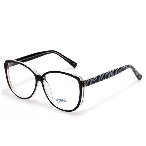 Women's Black Butterfly/Dragonfly Plastic Rimmed Eyeglasses - Jlur Optic 02023872